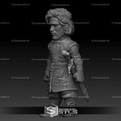 Game of thrones Jon Snow Night Watch Chibi 3D Printing Figurine