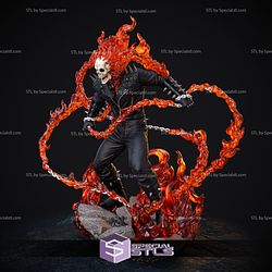 Ghost Rider Fire Chain 3D Printing Figurine