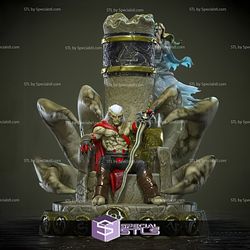 Kain Lord of Vampires on Throne 3D Printing Figurine
