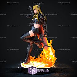 Magik on Fire 3D Printing Figurine