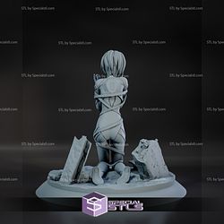 Rei Ayanami Kneeling 3D Printing Figurine