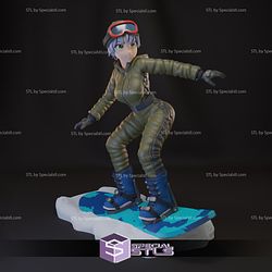 Snowboard Girl Fanart 3D Model