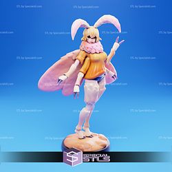 Soleil Bright Eyed Dim Witted Moth Girl 3D Model