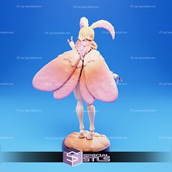 Soleil Bright Eyed Dim Witted Moth Girl 3D Model