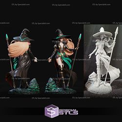 Sorceress and Weapon STL Files Dragons Crown