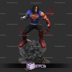Superman Death Metal in Battle 3D Printing Figurine