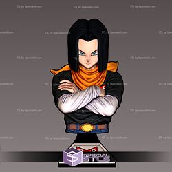 Android 17 Basic Bust 3D Printable