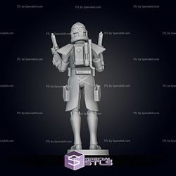 Animated ARC Trooper Pose 1 Ready to 3D Print