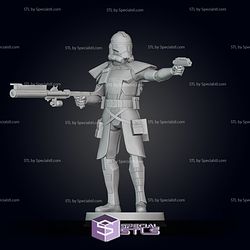 Animated ARC Trooper Pose 4 Ready to 3D Print
