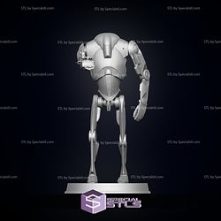 B2 Super Battle Droid Standing Ready to 3D Print