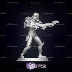 Bad Batch Hunter Starwars Pose 2 Ready to 3D Print