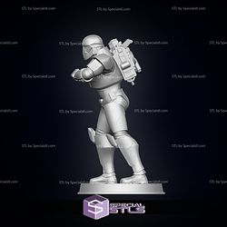 Bad Batch Wrecker Starwars Pose 1 Ready to 3D Print