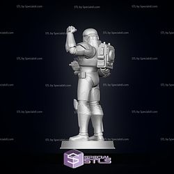 Bad Batch Wrecker Starwars Pose 3 Ready to 3D Print