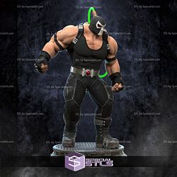 Bane Standing on Basic Base Ready to 3D Print