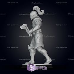Bartok Medieval Captain Rex Pose 3 Ready to 3D Print
