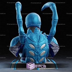 Blue Beetle Bust DC Heroes Ready to 3D Print