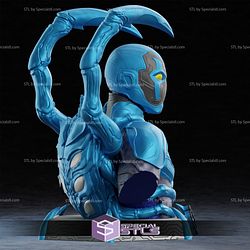 Blue Beetle Bust DC Heroes Ready to 3D Print