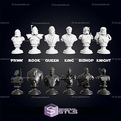 Clone Wars Chess Set Starwas Ready to 3D Print