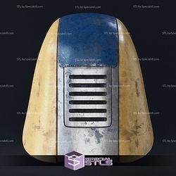 Cosplay STL Files Coruscant Security Force Helmet