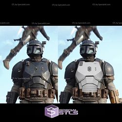 Cosplay STL Files Custom Heavy Infantry Mandalorian Armor