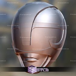 Cosplay STL Files Legacy Black Ranger Helmet