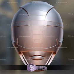 Cosplay STL Files Legacy Black Ranger Helmet