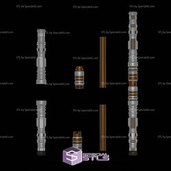 Cosplay STL Files Lightsaber Starwas Collection