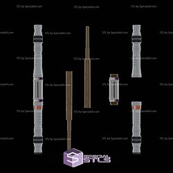 Cosplay STL Files Lightsaber Starwas Collection