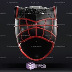 Cosplay STL Files Miles Black Panther Helmet 3D Print