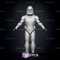 Cosplay STL Files Phase 1 Animated Clone Trooper Armor 3D Print