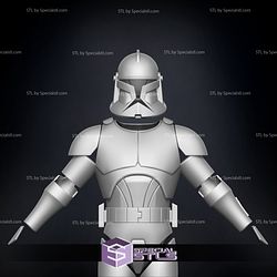 Cosplay STL Files Phase 1 Animated Clone Trooper Armor 3D Print