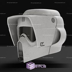 Cosplay STL Files Scout Trooper Helmet 3D Print