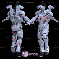 Cosplay STL Files War Machine MK4 Full Suit V2