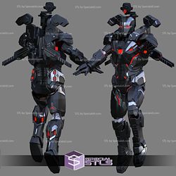 Cosplay STL Files War Machine MK4 Full Suit V2