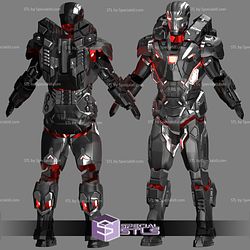 Cosplay STL Files War Machine MK4 Full Suit V2