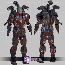 Cosplay STL Files War Machine MK4 Full Suit V2