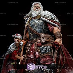 Christmas Warrior in Battle Diorama 3D Printing Figurine