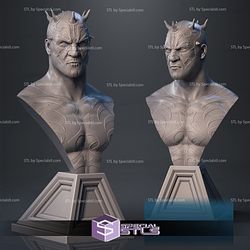 Darth Maul Bust V2 3D Printing Figurine Starwars STL Files