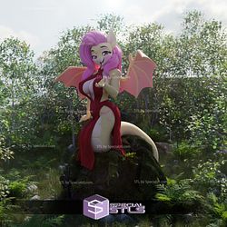 Fluttershy Sexy 3D Printing Figurine