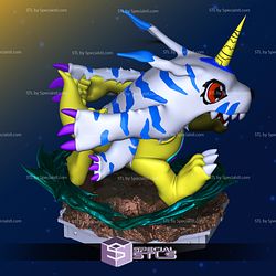 Gabumon Digimon Ready to 3D Print