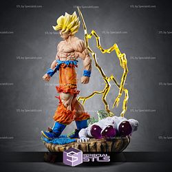 Goku Defeat Frieza Battle Dragonball Ready to 3D Print