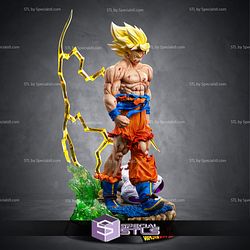 Goku Defeat Frieza Battle Dragonball Ready to 3D Print