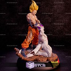 Goku Killing Frieza Dragonball 3D Printing Figurine