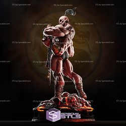 Goro Smashing 3D Model Mortal Kombat