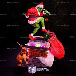 Grinch Santa Christmas 3D Model