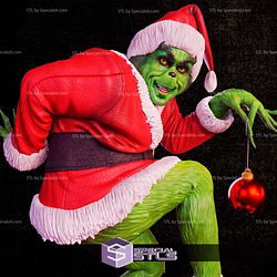 Grinch Santa Christmas 3D Model