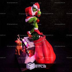 Grinch Santa Christmas 3D Model