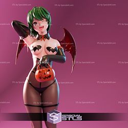 Halloween Girl and Pumpkin Candy STL Files