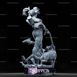Harley and her Hyenas V2 3D Printing Figurine