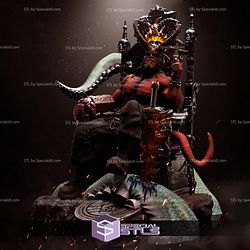 Hellboy 2023 on Throne Ready to 3D Print